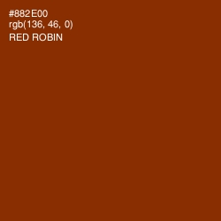 #882E00 - Red Robin Color Image
